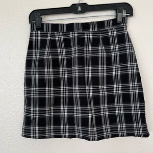Women’s Plaid mini skirt